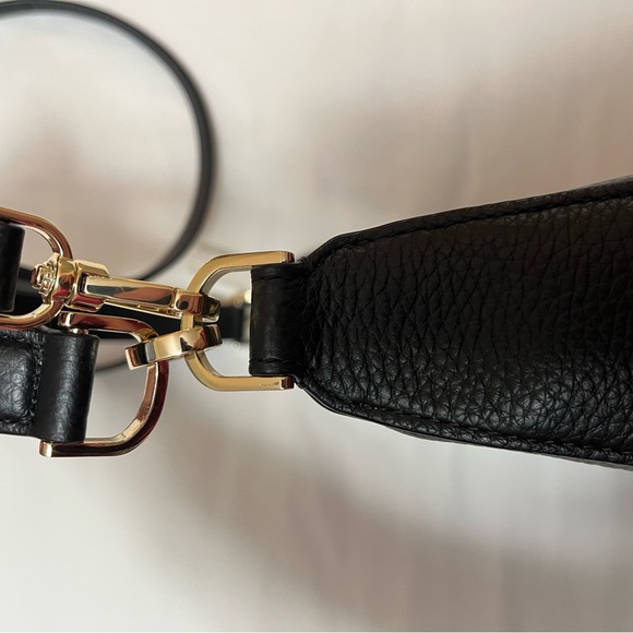 NEW Kate Spade Janie Black Pebbled Leather Shoulder Bag Crossbody Purse KE660 - Picture 5 of 11